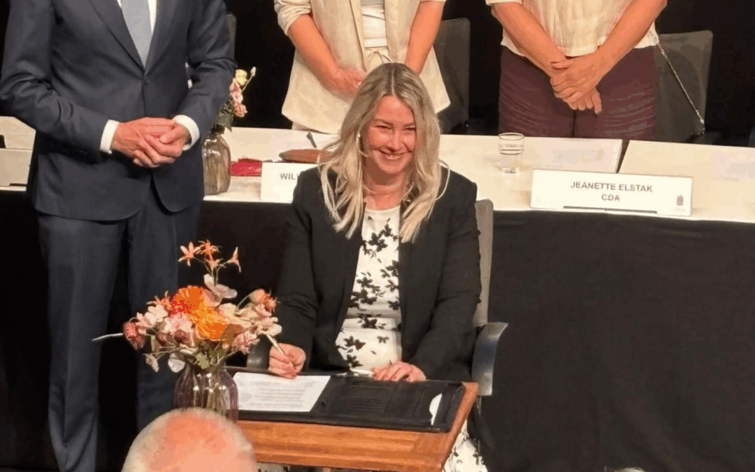 Laura Werger beëdigd als burgemeester van Oude-IJsselstreek